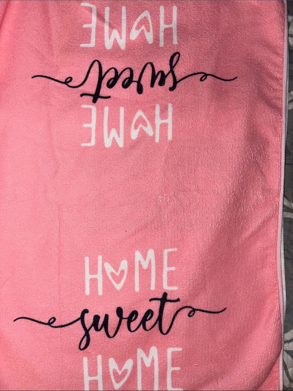 Floral Burst Kitchen Towels (4)- Coral, Peach & Slate